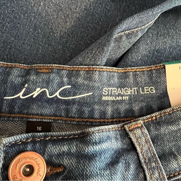 INC International Concepts 16/33 High Rise Delancey Straight Ankle Jean NWT - Picture 7 of 9